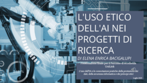 l'uso etico dell'Ai nei progetti di Ricerca